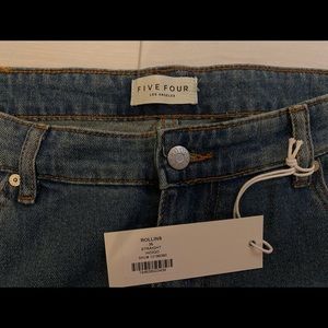 Five Four Jeans Rollins Straight Leg Classic  Relaxed Fit 36 NWT